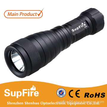 18650 rechargeable professional waterproof LED diving torch light SupFire D4
